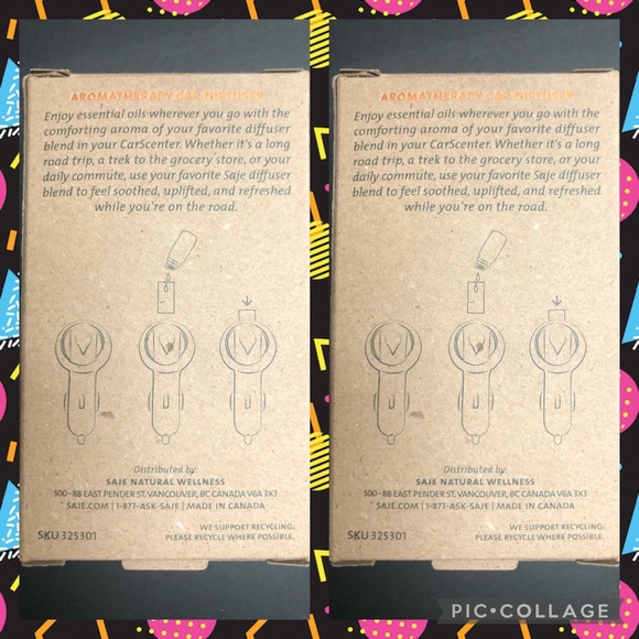 3 x SAJE CAR DIFFUSER W/ 5 PADS each set - Picture 2 of 5